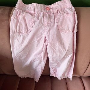 Size 4 Light Pink Cotton Capris
